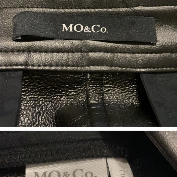MO&Co Vertically Breasted Faux Leather Midi Skirt - Picture 8 of 10